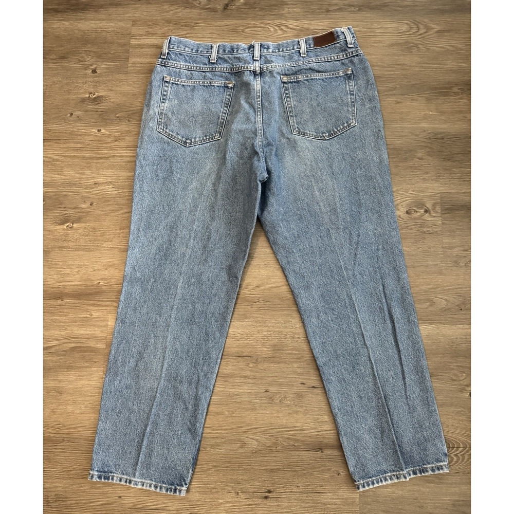 L.L.Bean Classic Fit Jeans Men's 40x30 Blue 100% Cotton Straight Leg Denim - Picture 2 of 7